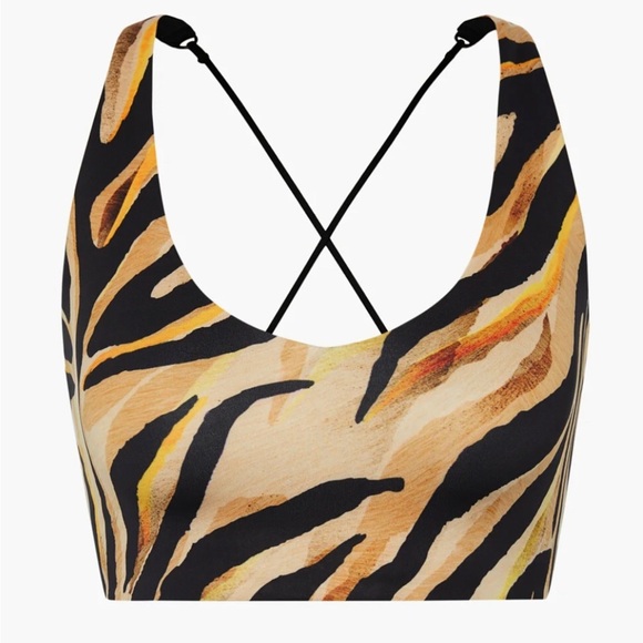 Savage x Fenty sport WILDCAT ANIMAL INSTINXX STRAPPY-BACK TANK size small new - Picture 2 of 8